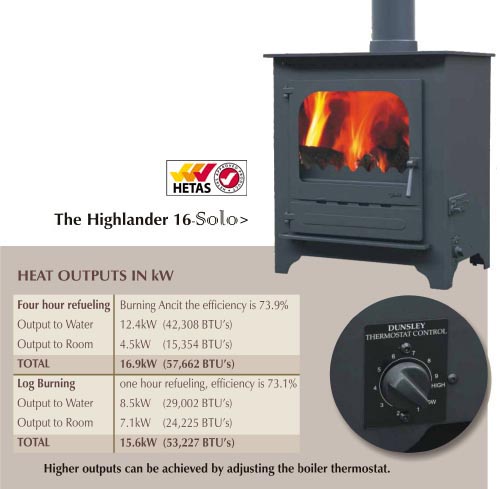 highlander 16 stove  info