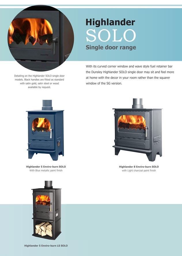 dunsley Stoves solo door